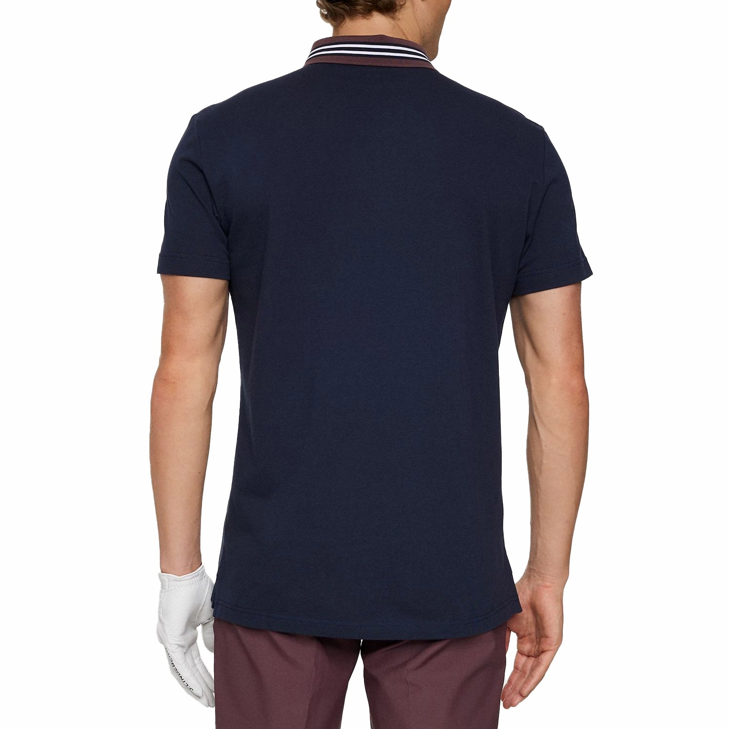 Retro Vibe Clubhouse Ready J.Lindeberg Bjorn Golf Polo Shirt - JL Navy