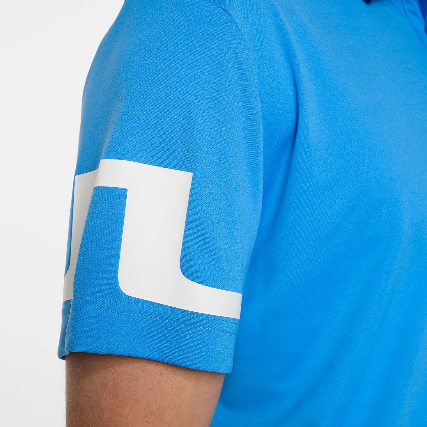 Summer Staple Party Ready J.Lindeberg Heath Regular Fit Golf Polo Shirt - Sonic Blue