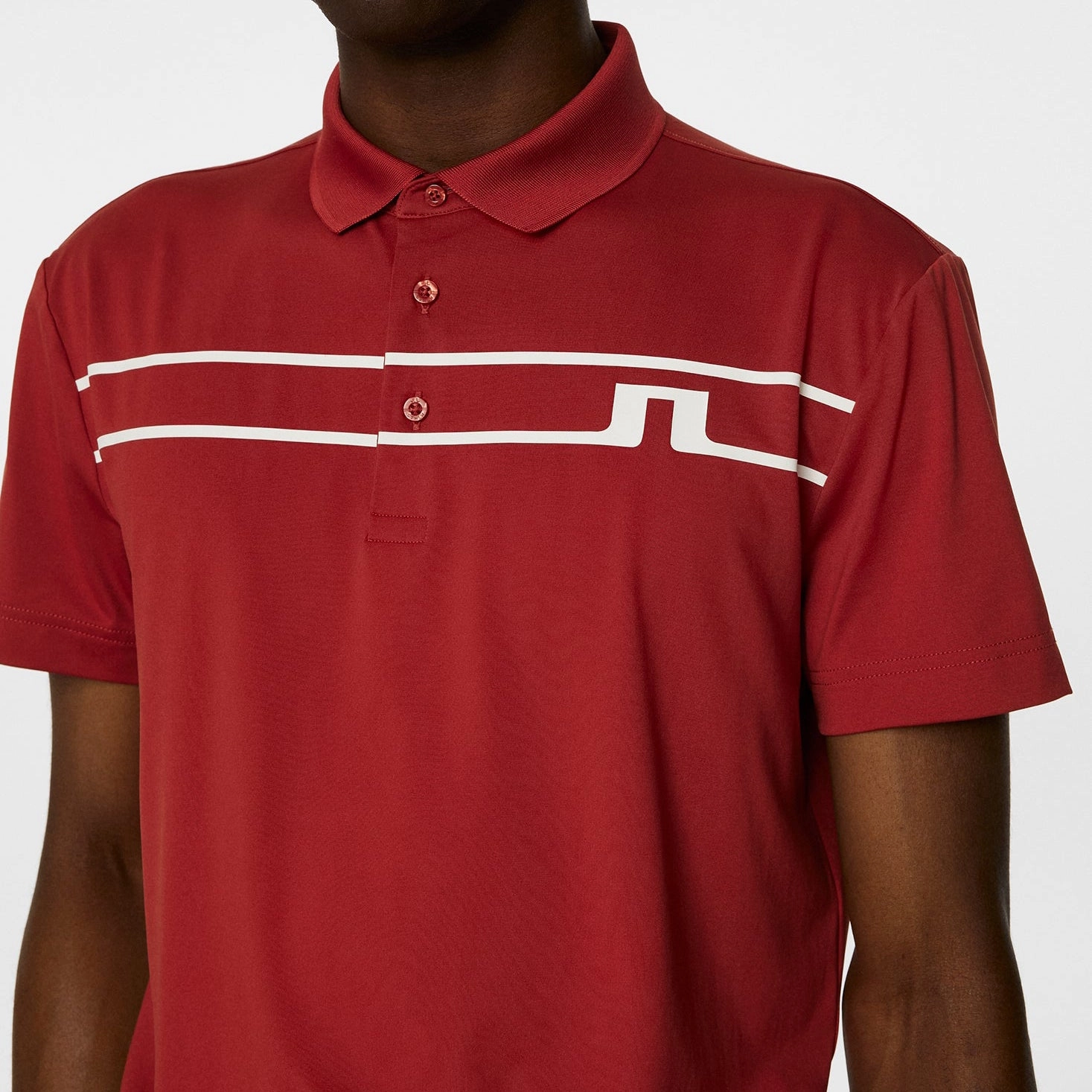 J.Lindeberg Klas Golf Polo Shirt - Bossa Nova Weekend Escape Sweat Absorbing