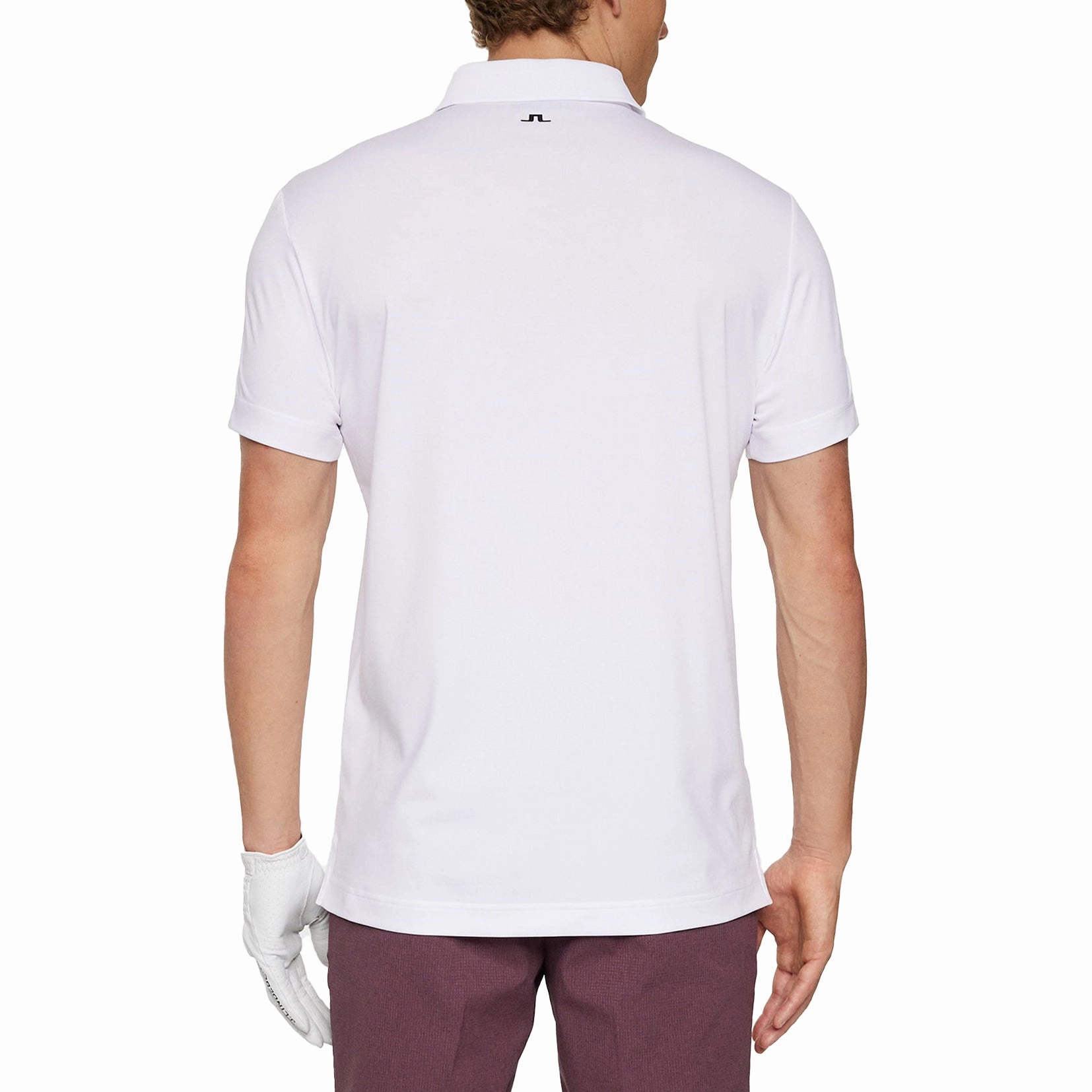 Golf Style Smart Layering J.Lindeberg Klas Golf Polo Shirt - White