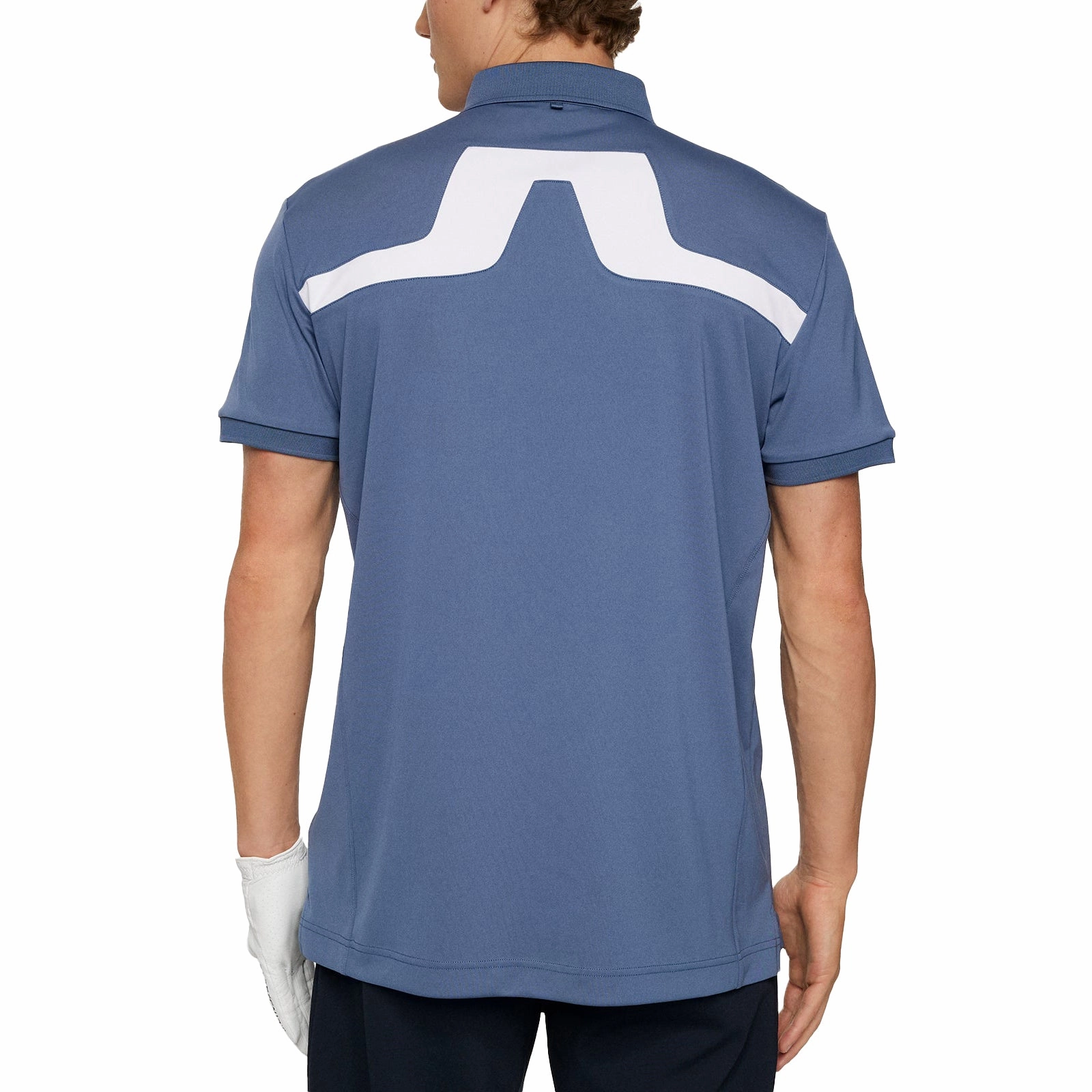 J.Lindeberg KV Golf Polo Shirt - Vintage Indigo Athletic Comfort