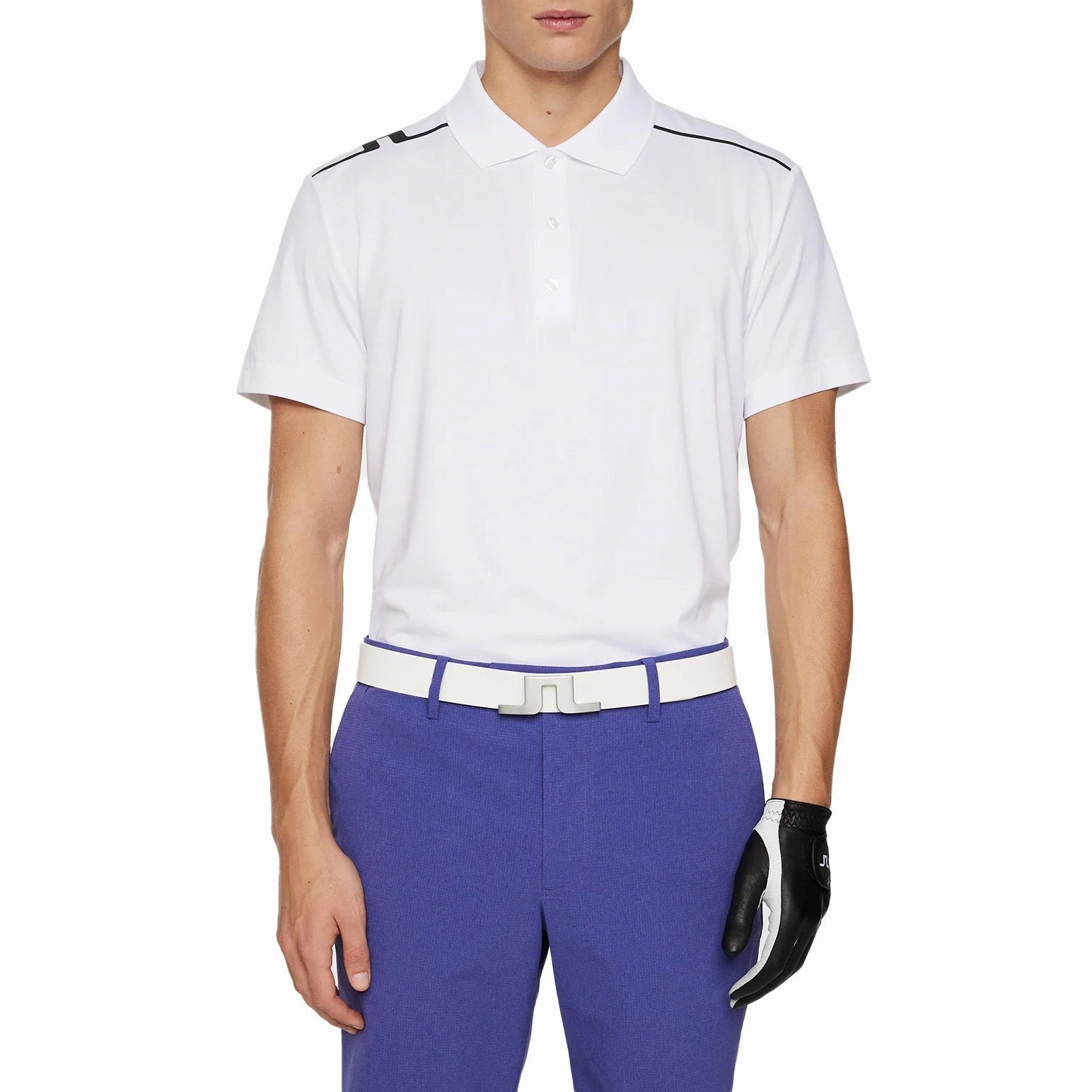 Smart Casual Youthful Appeal J.Lindeberg Lionel Polo Golf Shirt - White