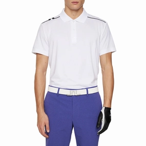Smart Casual Youthful Appeal J.Lindeberg Lionel Polo Golf Shirt - White