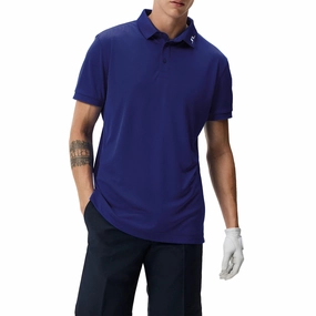J.Lindeberg Tour Tech Polo Golf Shirt - Clematis Blue Versatile Style