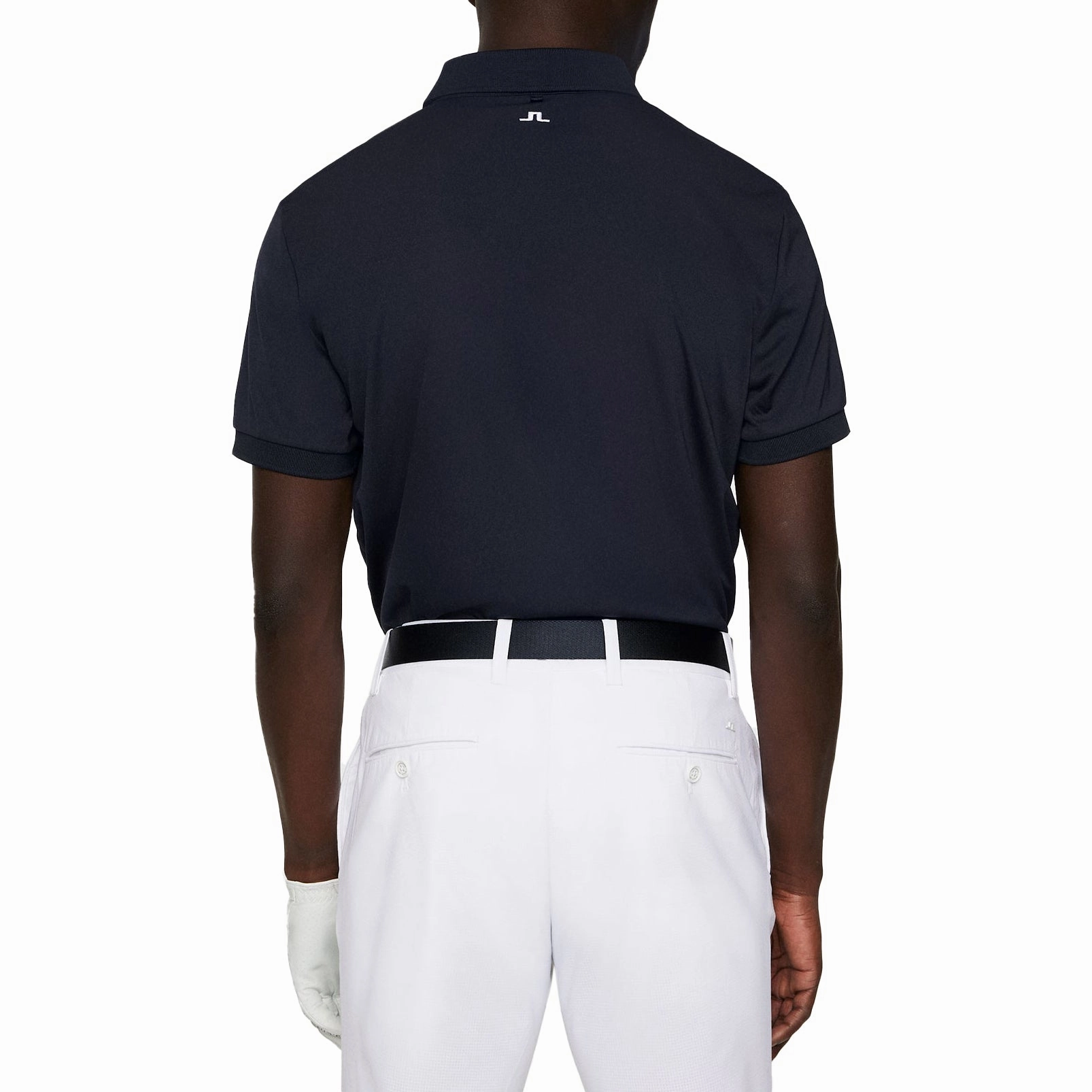Monochrome Style Wrinkle Free Treatment J.Lindeberg Tour Tech Regular Fit Golf Polo Shirt - JL Navy