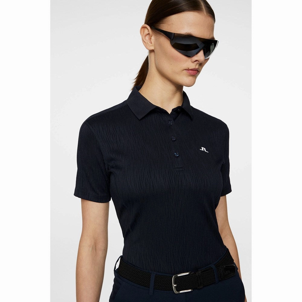 Summer Vacation Summer Fashion J.Lindeberg Women's Izara Golf Polo Shirt - JL Navy