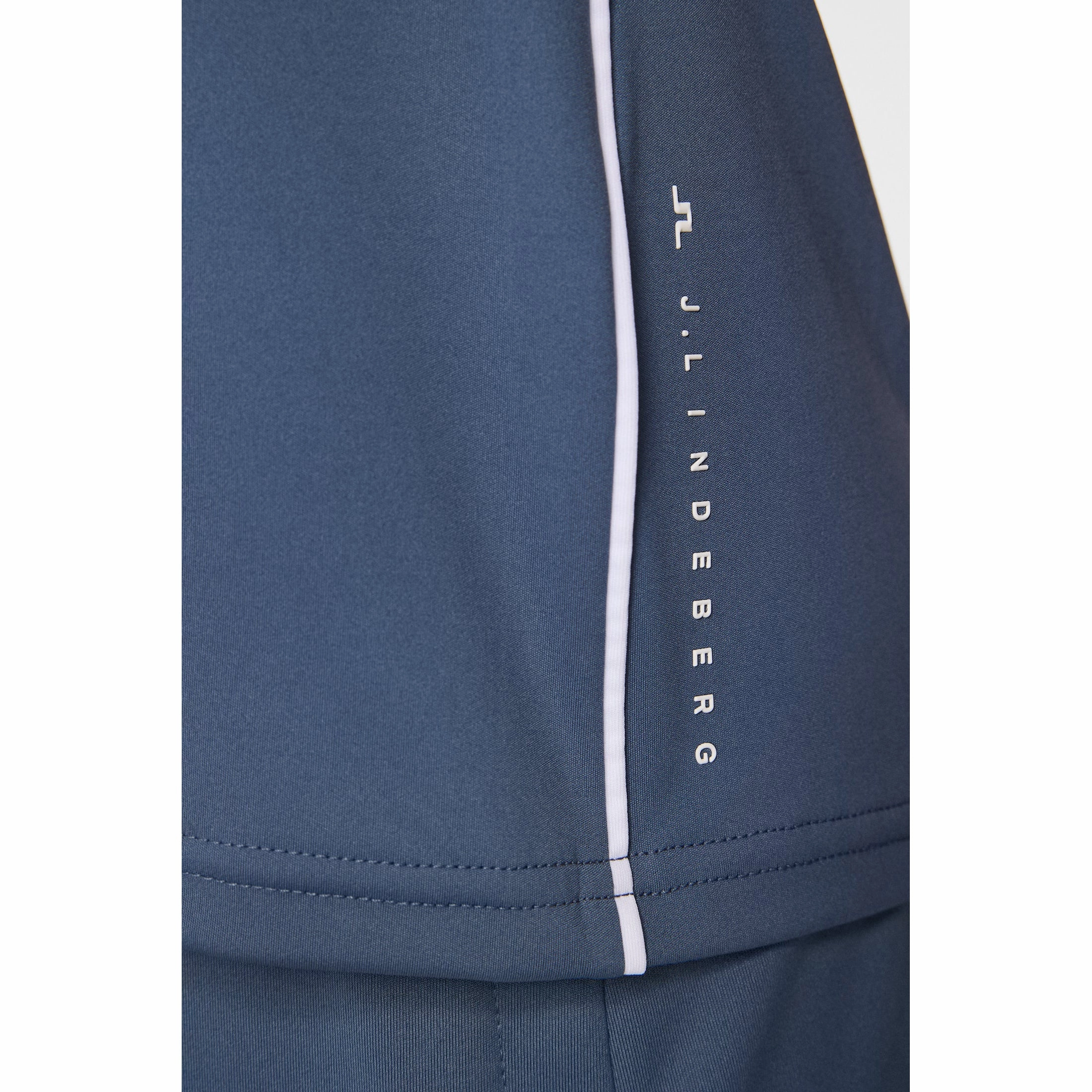 Comfortable Stretch J.Lindeberg Women's Leyla Golf Polo Shirt - Vintage Indigo