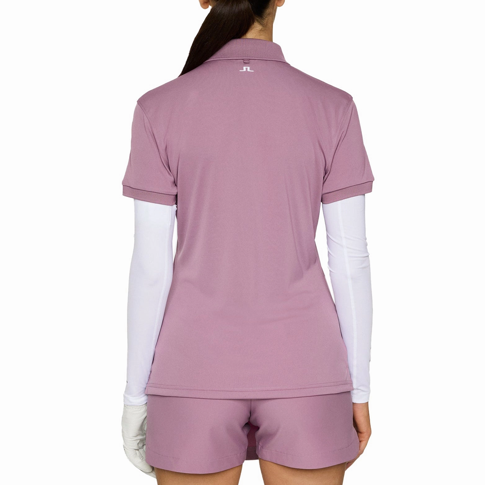 J.Lindeberg Women's Tour Tech Golf Polo Shirt - Very Grape Holiday Outfit