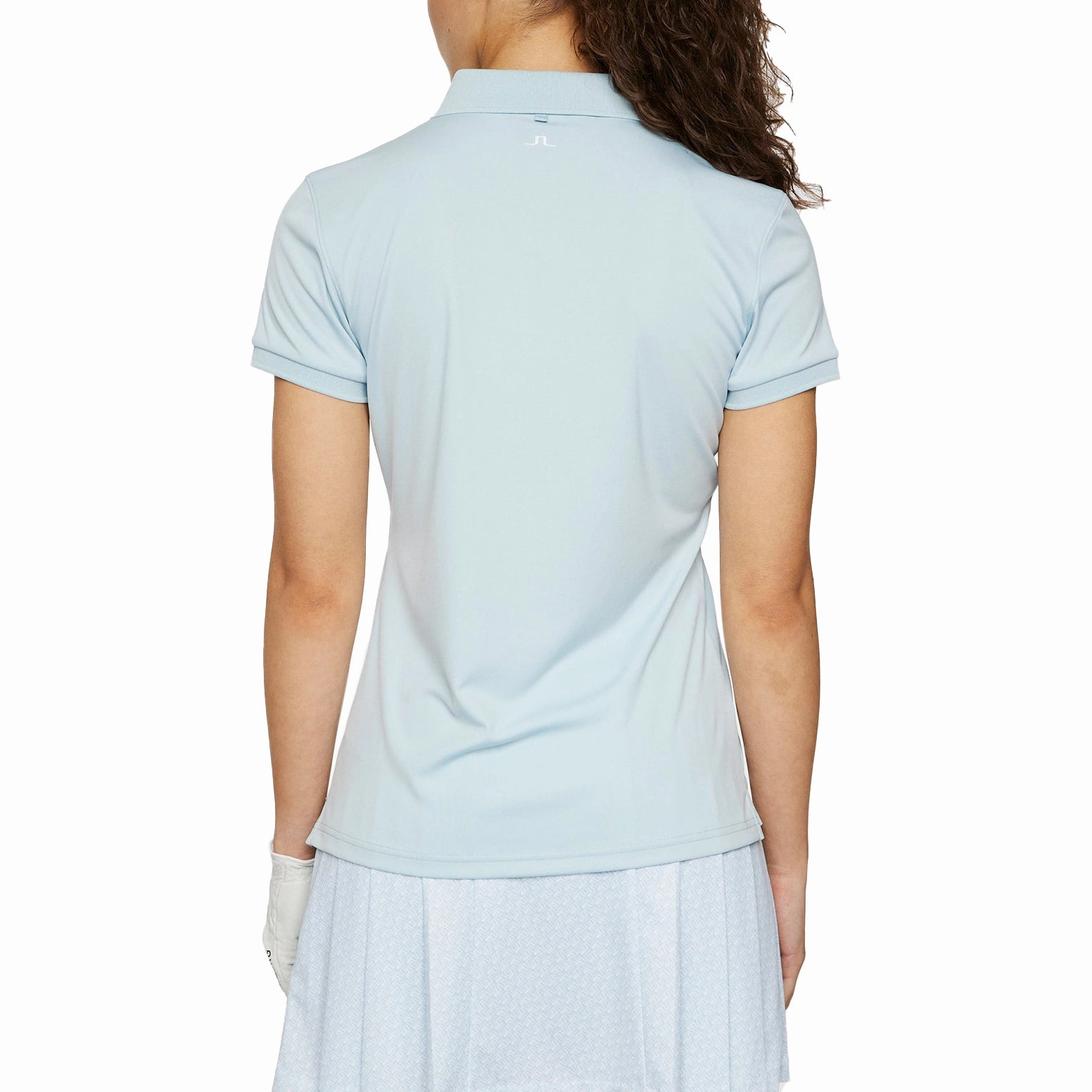 J.Lindeberg Women's Tour Tech Golf Polo Shirt - Winter Sky Slim Fit Style Colorfast Construction