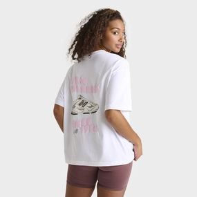 Comfortable fit JD New Balance Women's 1906 Graphic T-Shirt / White