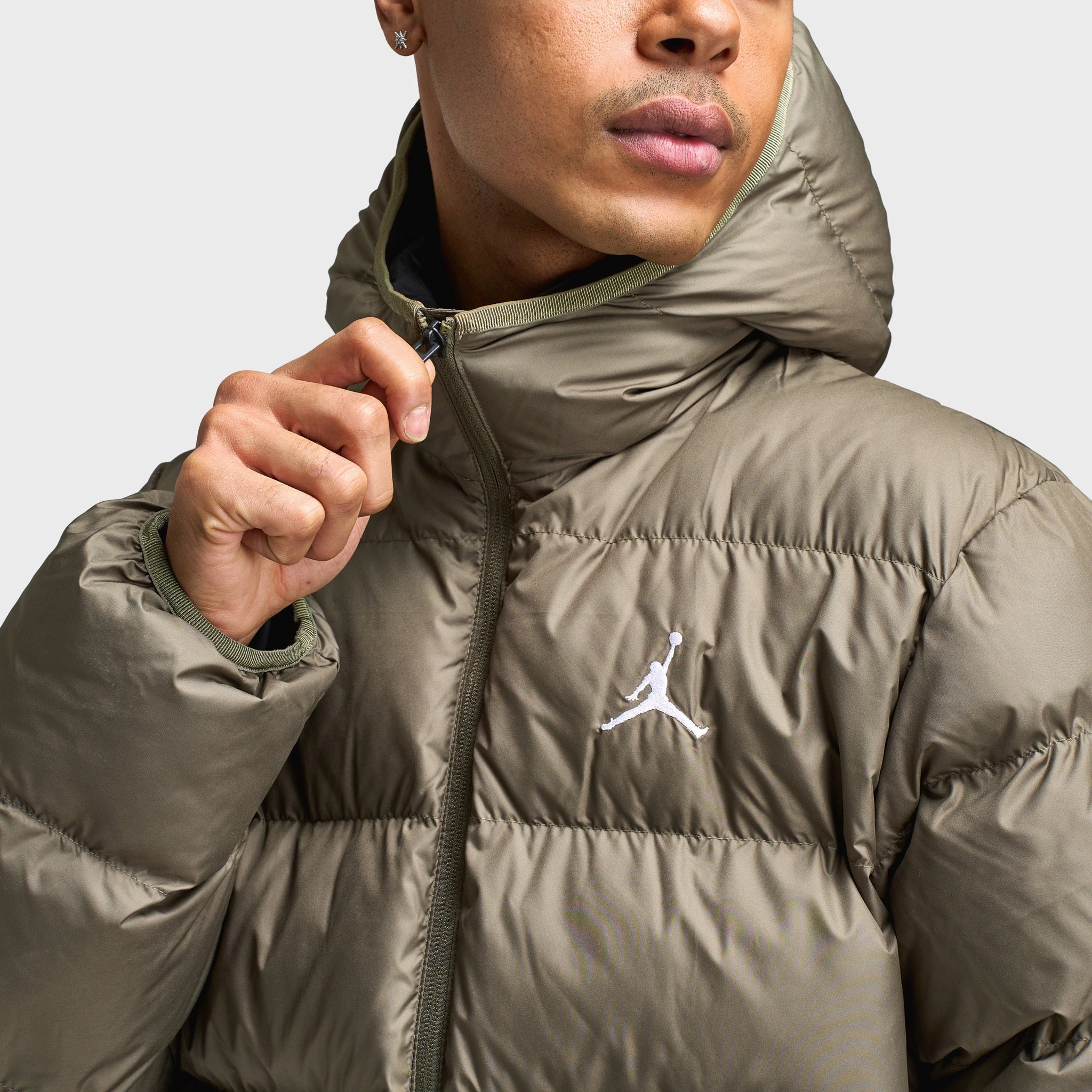 Stable Jordan Brooklyn Puffer Jacket Medium Olive / Black
