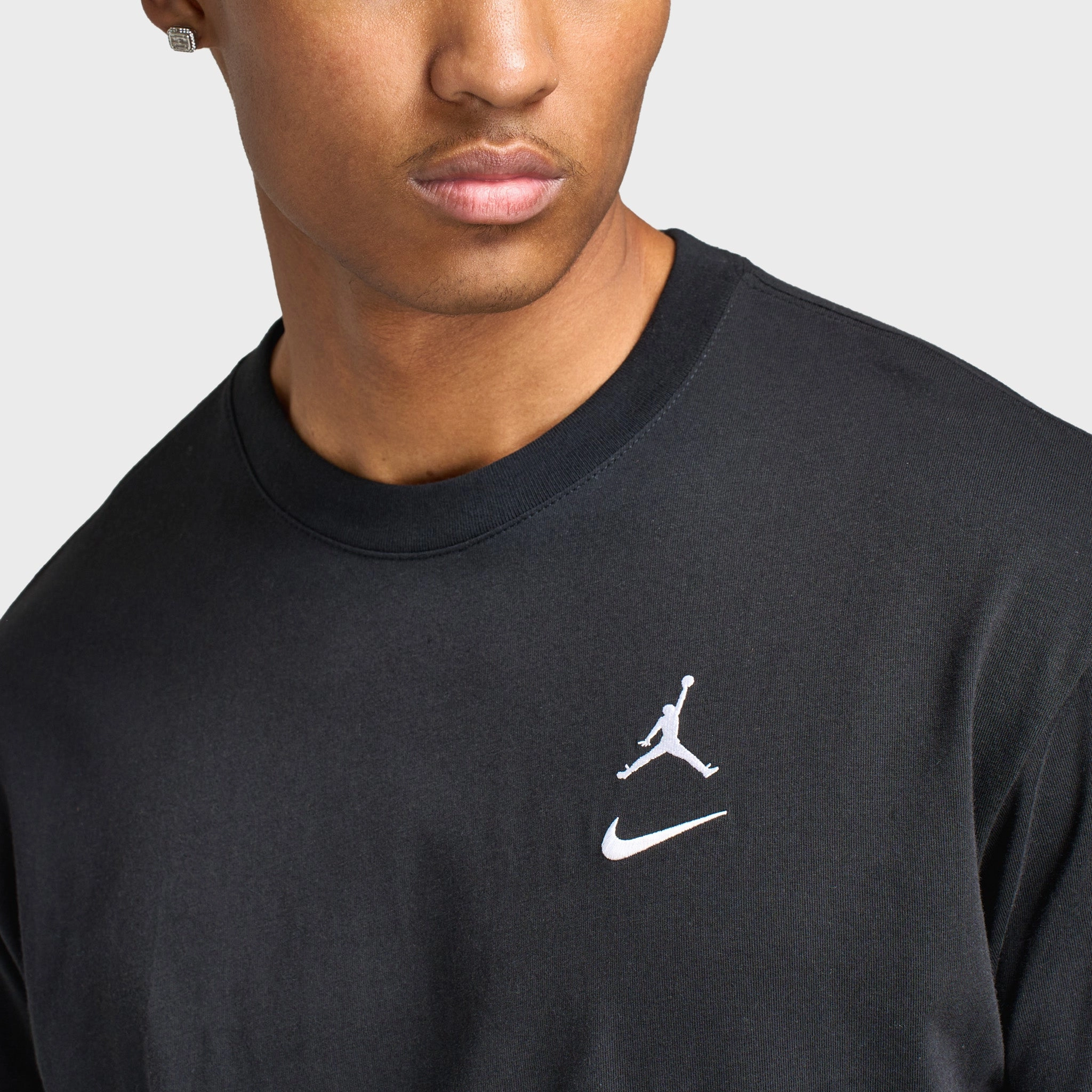 Jordan Brooklyn Varsity T-Shirt Black / White Camouflaged
