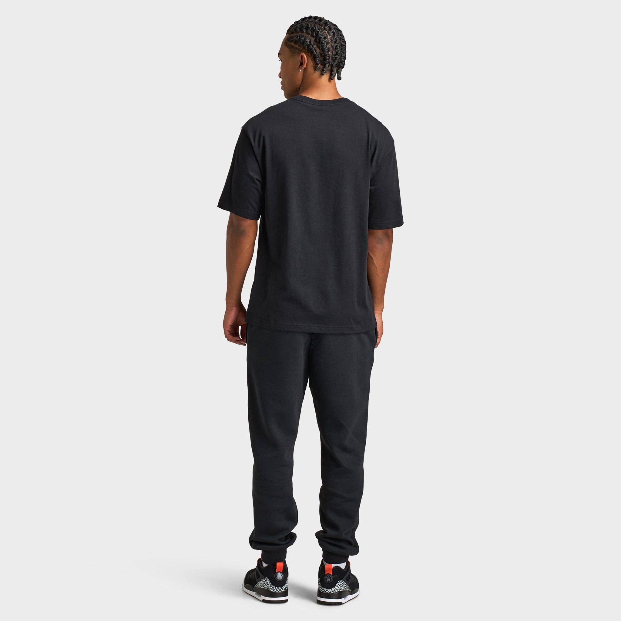 Sweat Resistant Inner Layer Arctic - proof Jordan Brooklyn Varsity T-Shirt Black / White