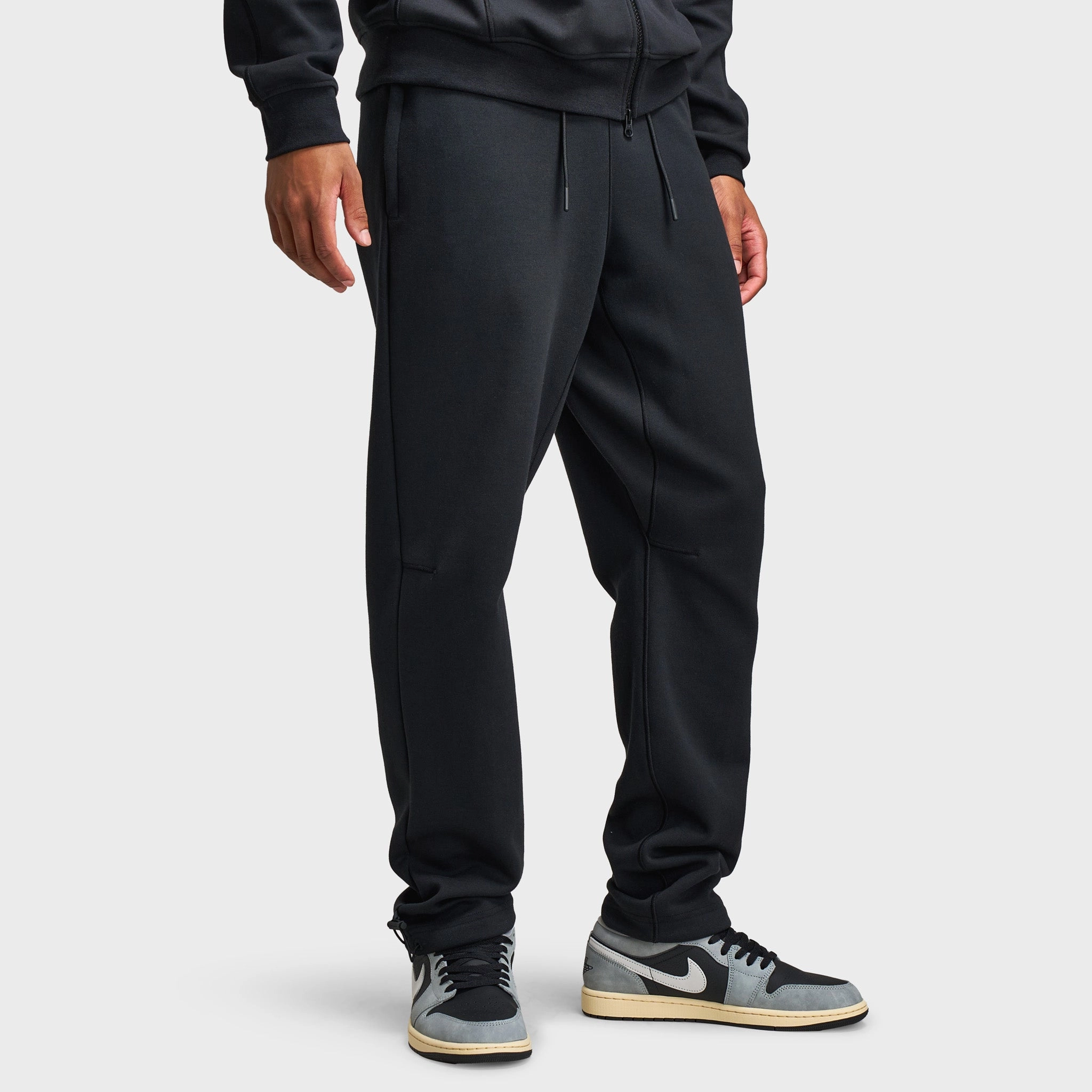 Jordan Dri-FIT Sport Hoop Fleece Joggers Black / White Flexible Material Smart Style