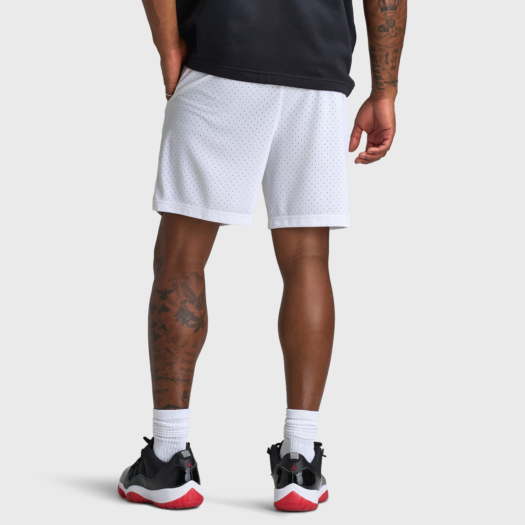 Hypoallergenic fabric Jordan Dri-FIT Sport Mesh Shorts White / Black