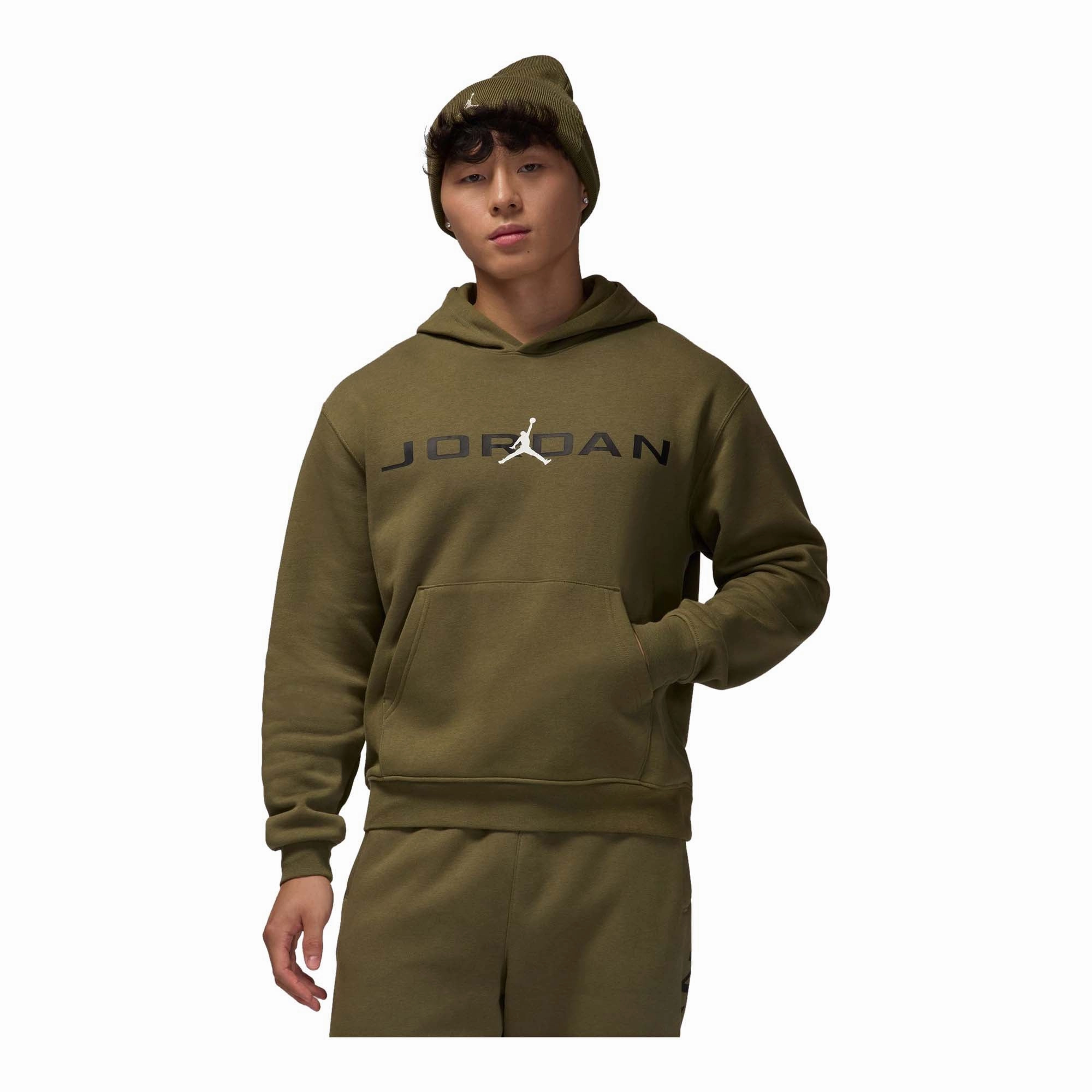 Jordan Essentials Men's Fleece Hoodie Smart Glow
