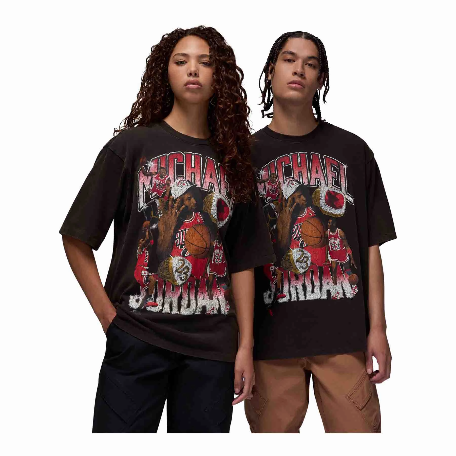 Jordan Flight Essentials Men's Oversized T-Shirt Evening Chic