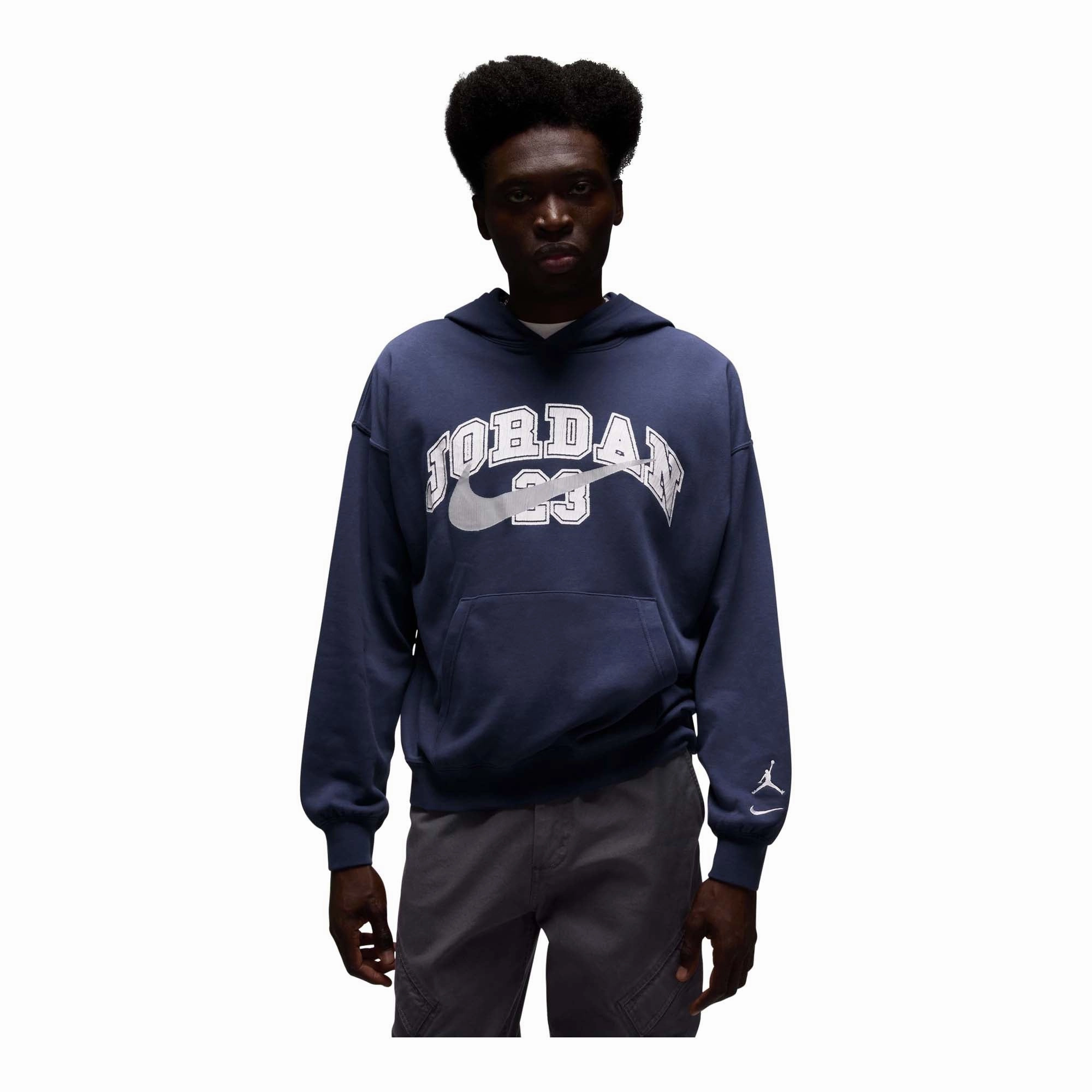 WaterRepellent Coating Jordan MVP Men's Oversized French Terry Pullover Hoodie