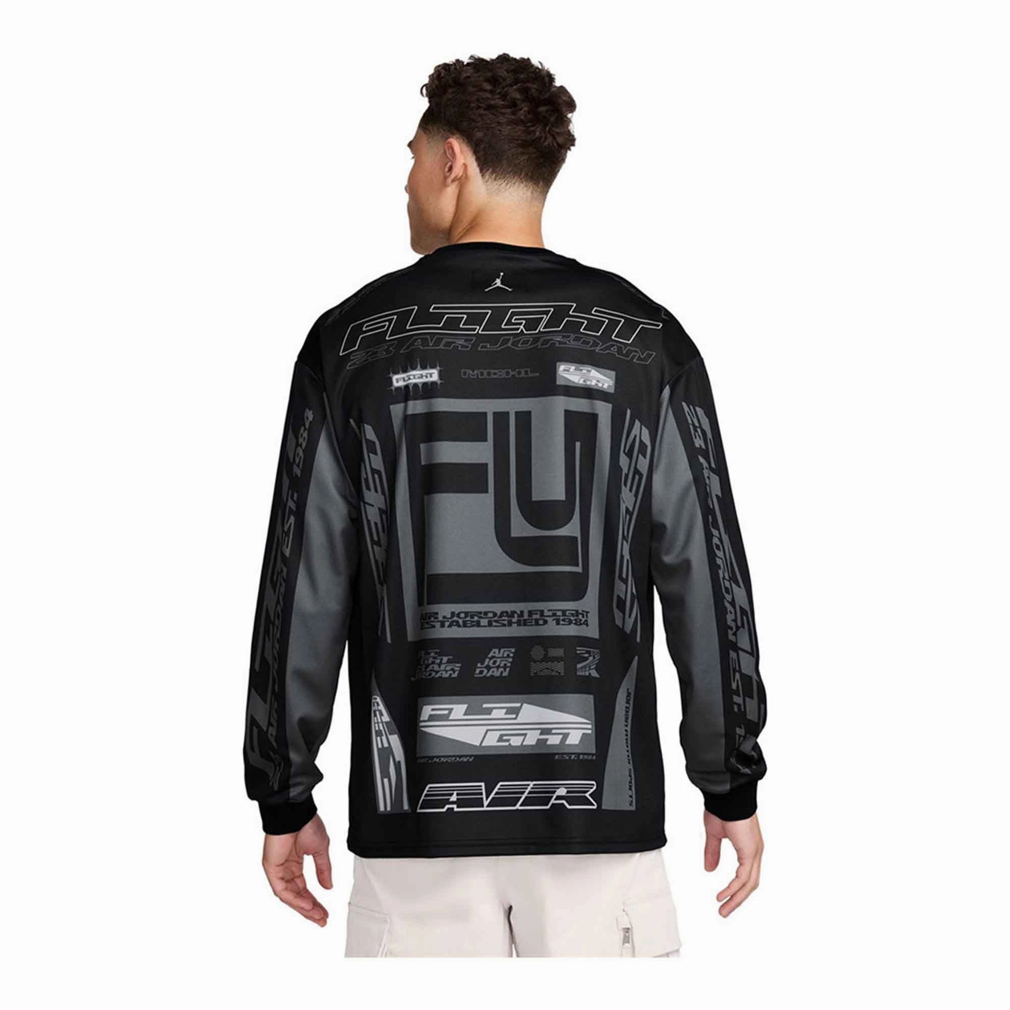 Jordan MVP Men's Printed Long-Sleeve Top Layered Paneling