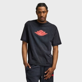 Windproof Layer Jordan Rare Air T-Shirt Black / Chile Red