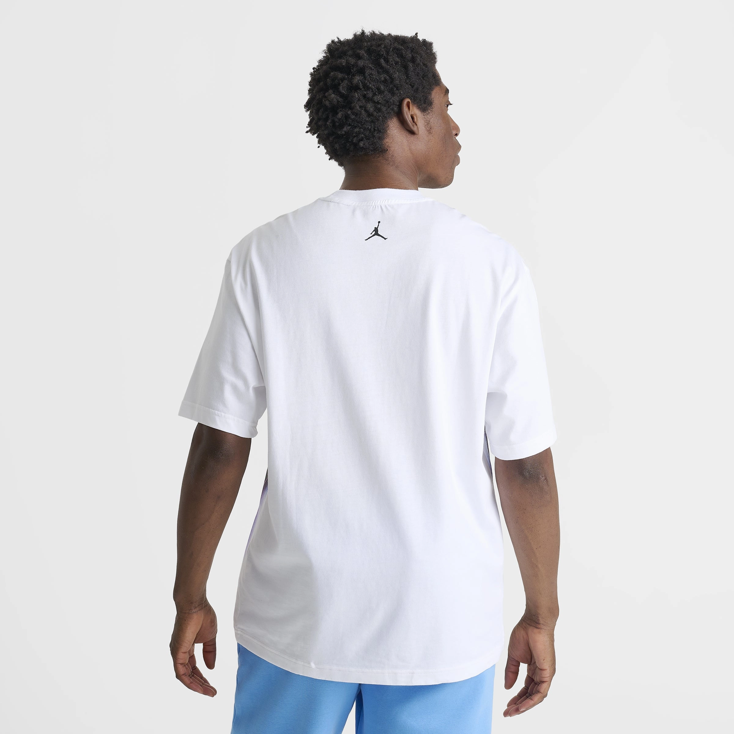 Jordan Sport 85 Dri-FIT Graphic T-Shirt White / Black Light Cool Reinforced Hem