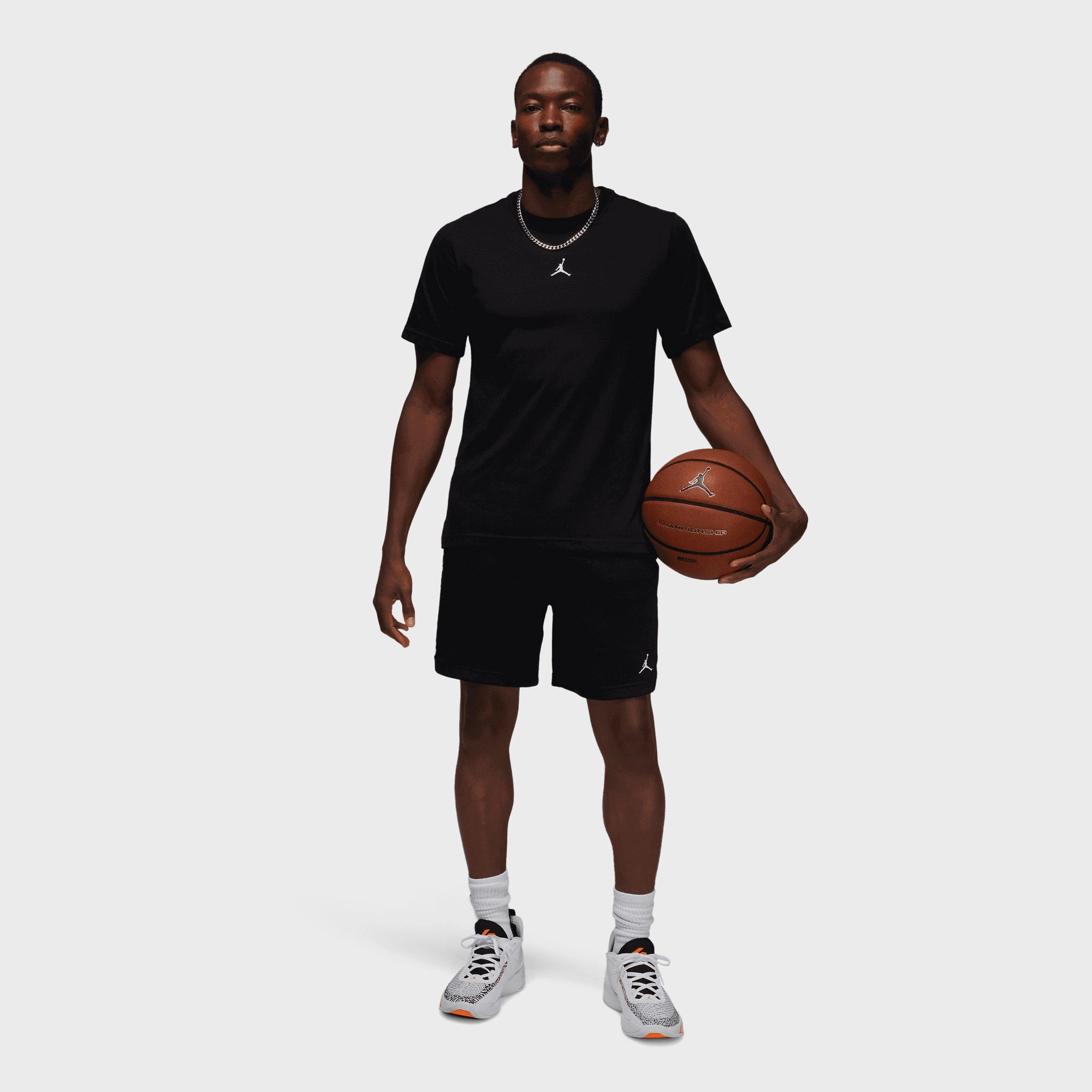 Jordan Sport Dri-FIT T-shirt Black / White Recovery - possible