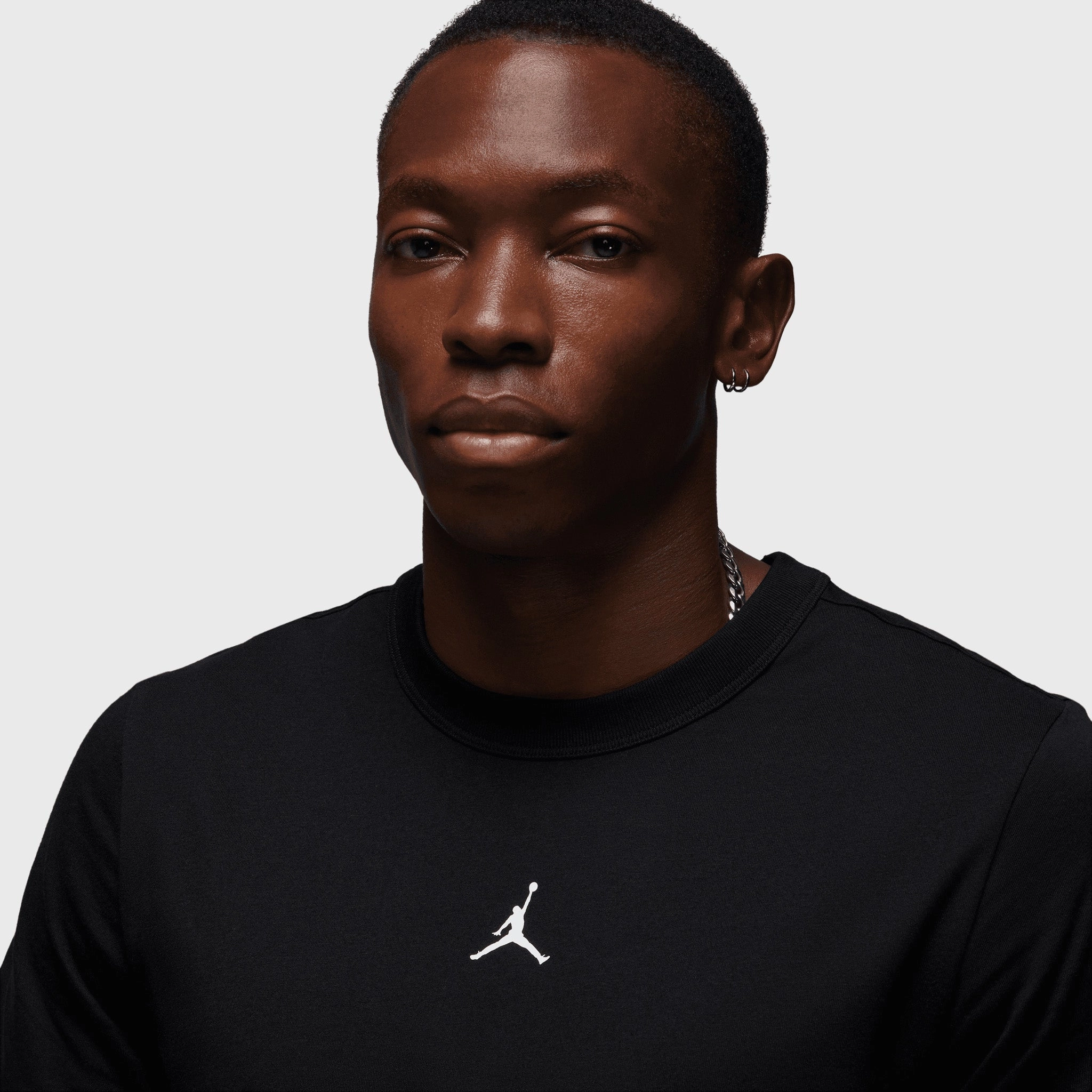 AntiOdor Technology Moisture Activated Cooling Jordan Sport Dri-FIT T-shirt Black / White