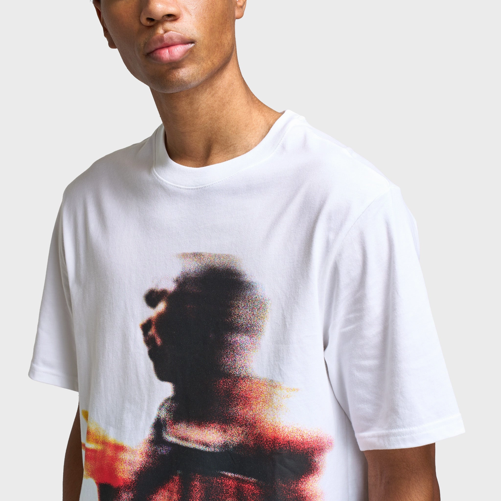 Jordan Sport Men's Dri-FIT Graphic T-Shirt White / Black Stable Utility - providing