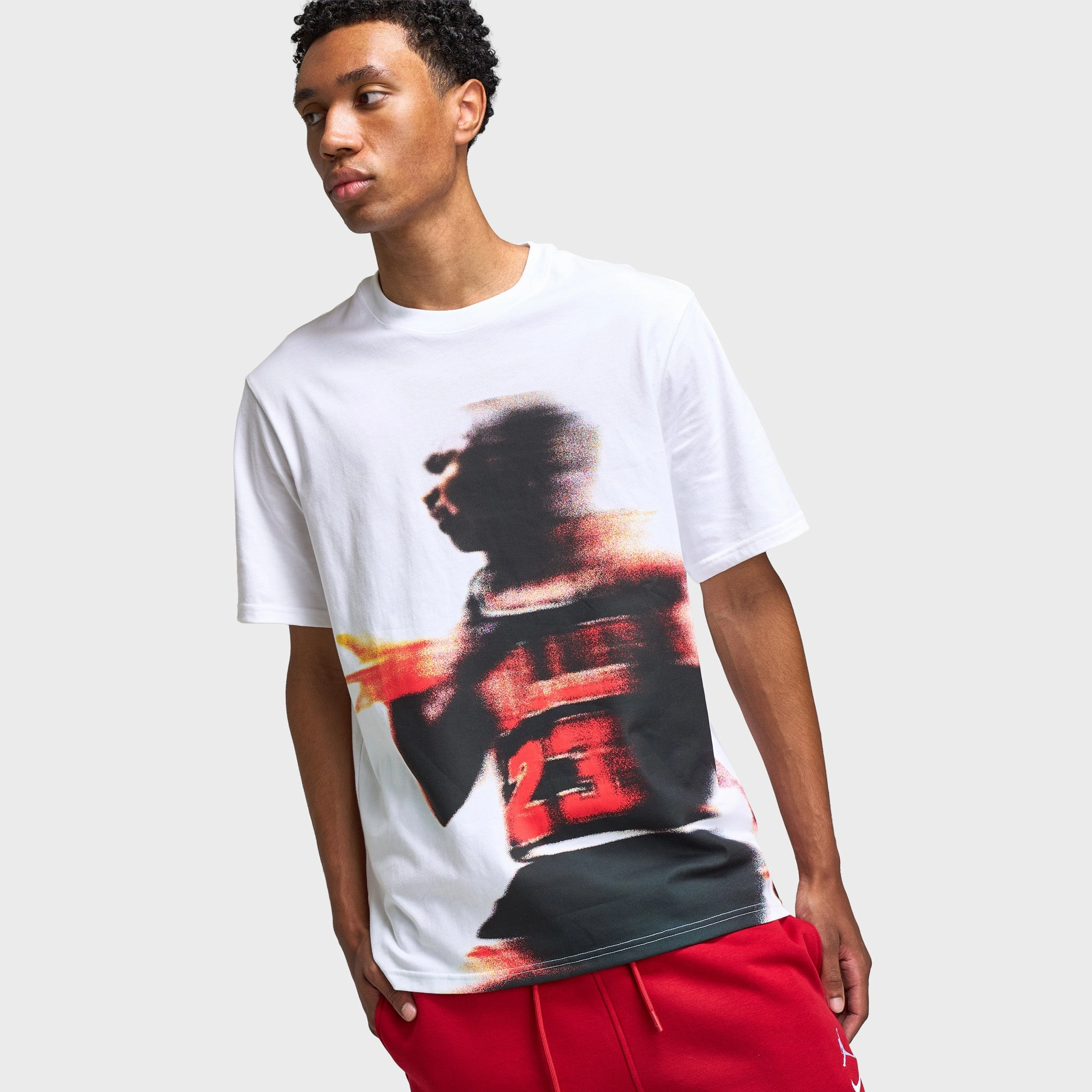 Recycling - possible military training Jordan Sport Men's Dri-FIT Graphic T-Shirt White / Black