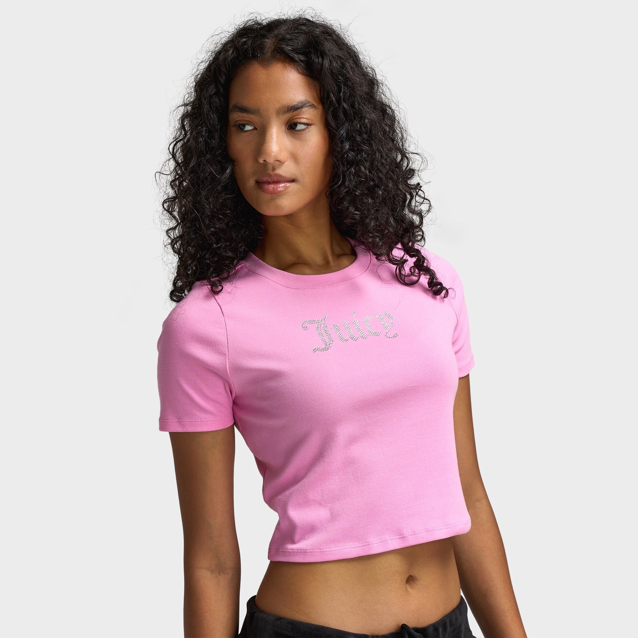 Juicy Couture Women's Bling Baby Tee / Fanciful Breathable Essentials