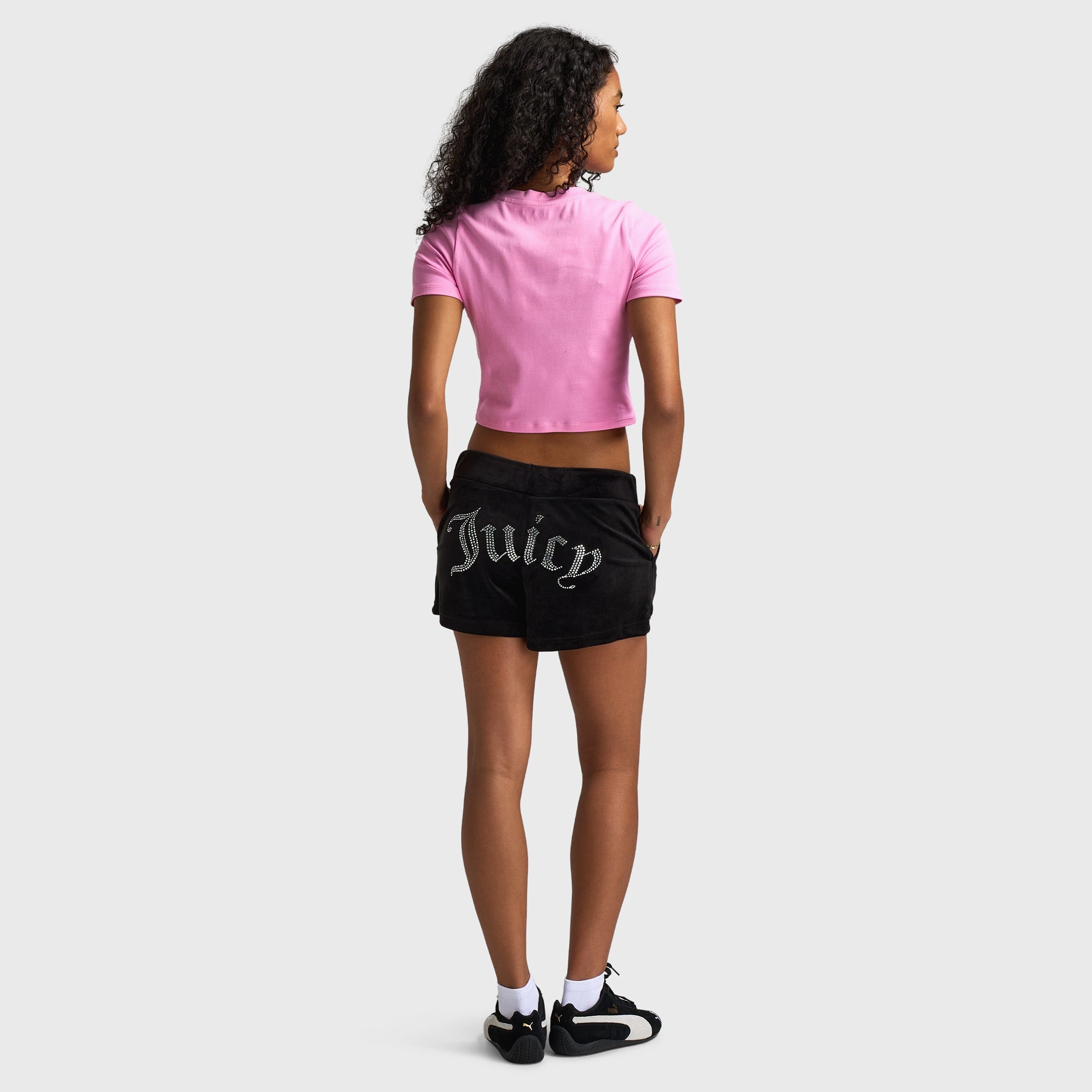 Bold Design Breathable mesh lining Juicy Couture Women's Bling Baby Tee / Fanciful