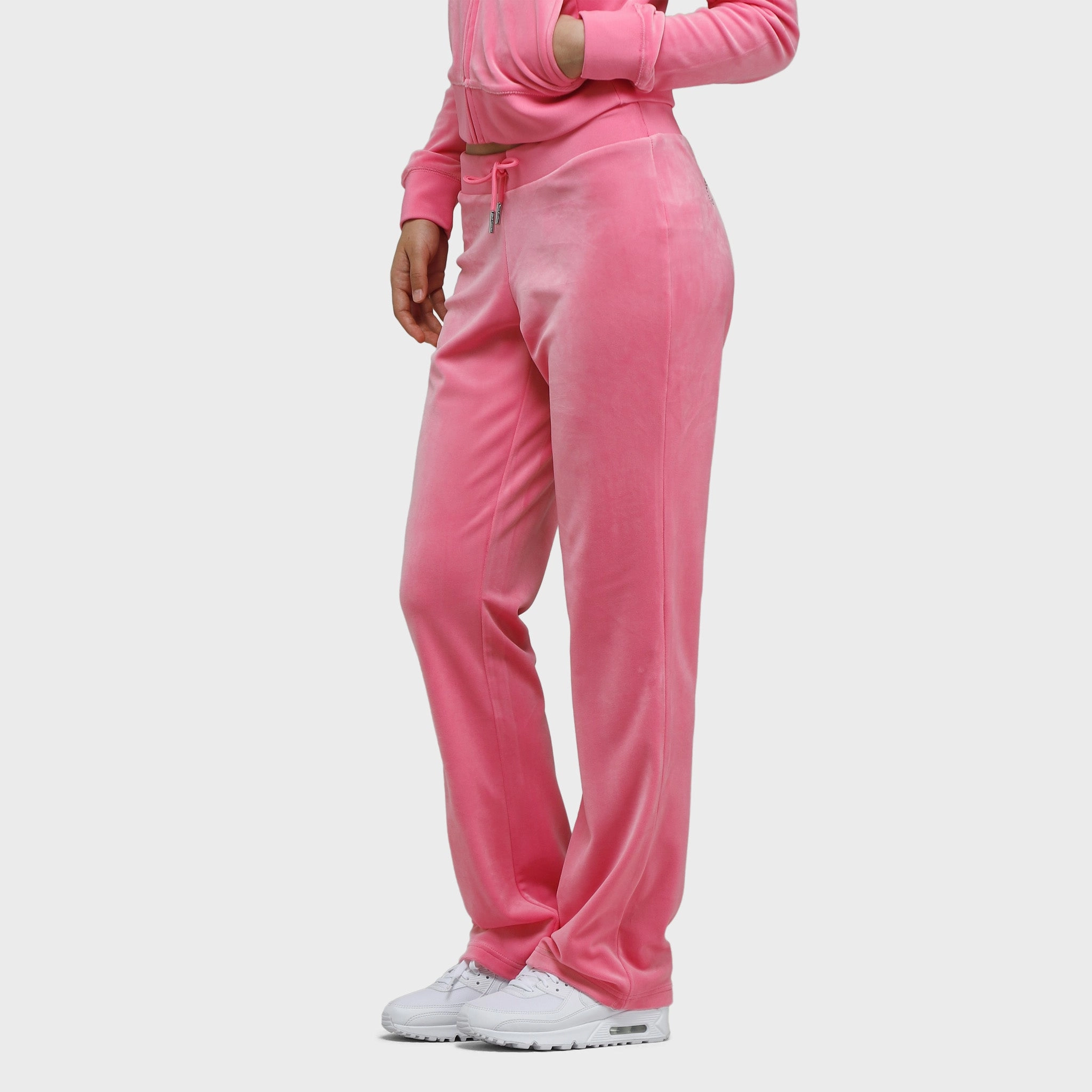 HydrationCompatible Storage Juicy Couture Women's OG Big Bling Velour Track Pants / Hot Hot Pink