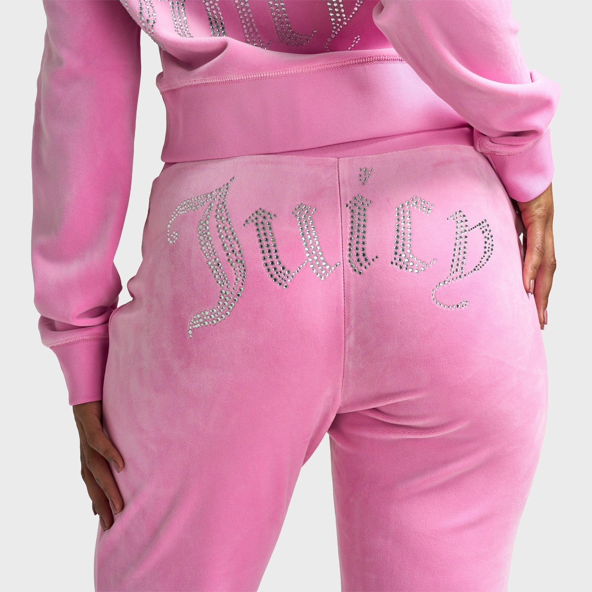 Juicy Couture Women's OG Bling Pants / Fanciful Stone Glow Breathable knit