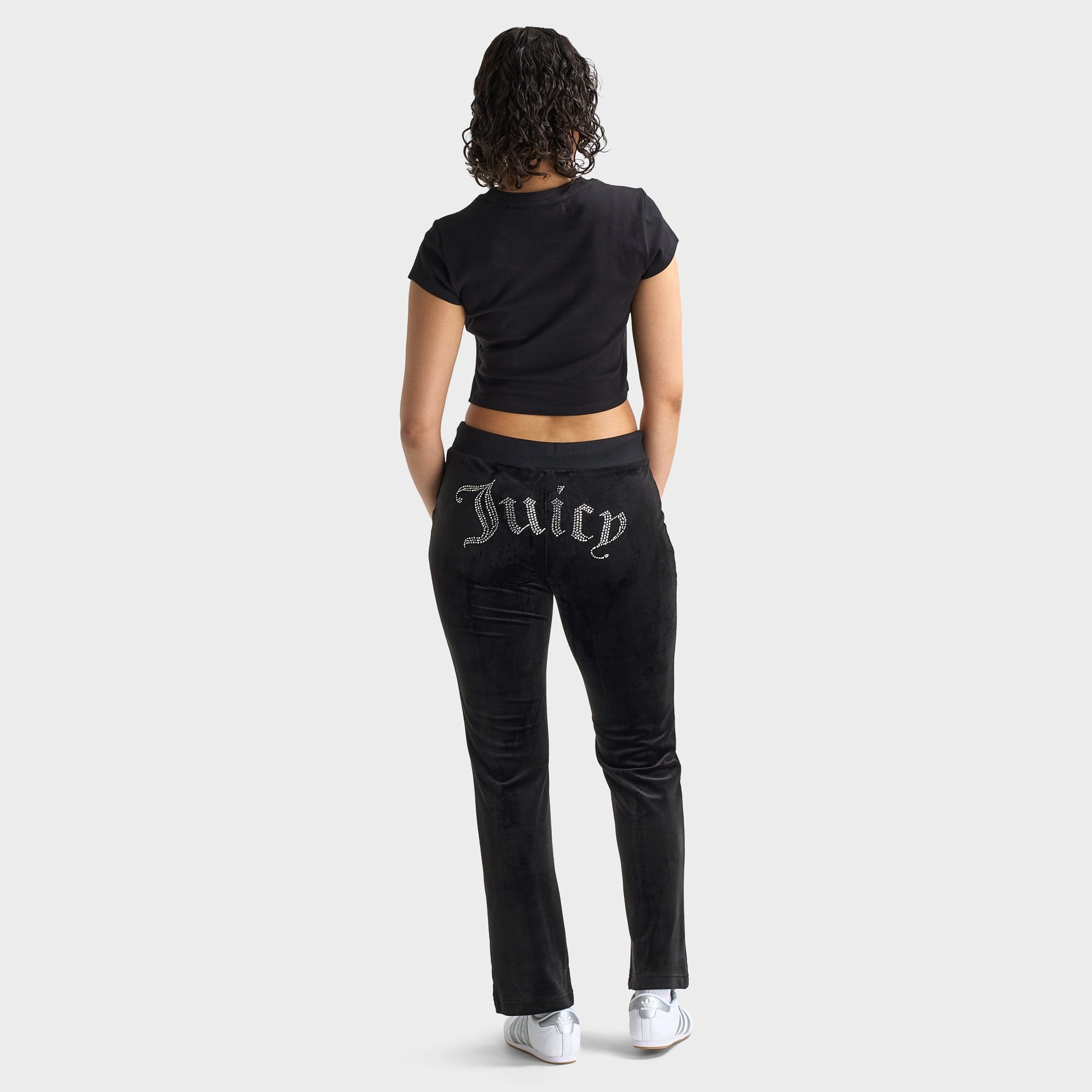 Juicy Couture Women's V-Day Baby T-Shirt / Liquorice Quick-Dry Fabric