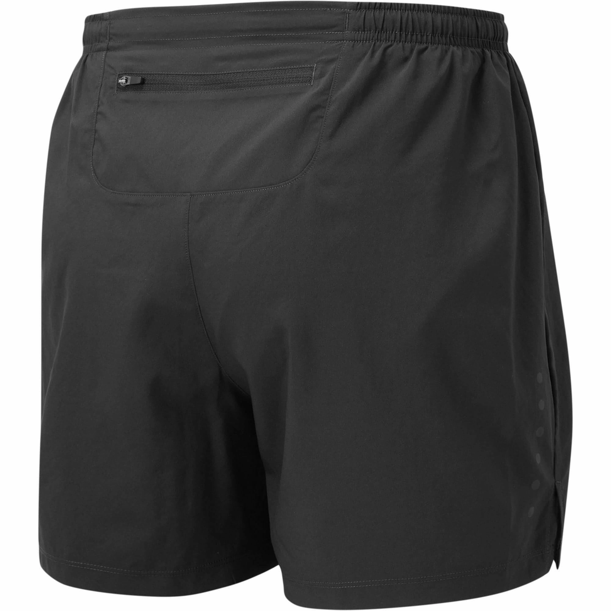 Polyester fabric Ronhill Core 5 Inch Mens Running Shorts - Black