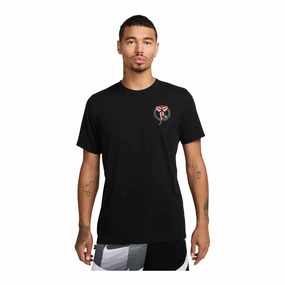 Kobe 'Stockings' Men's Dri-FIT Black T-Shirt Adjustable drawstring