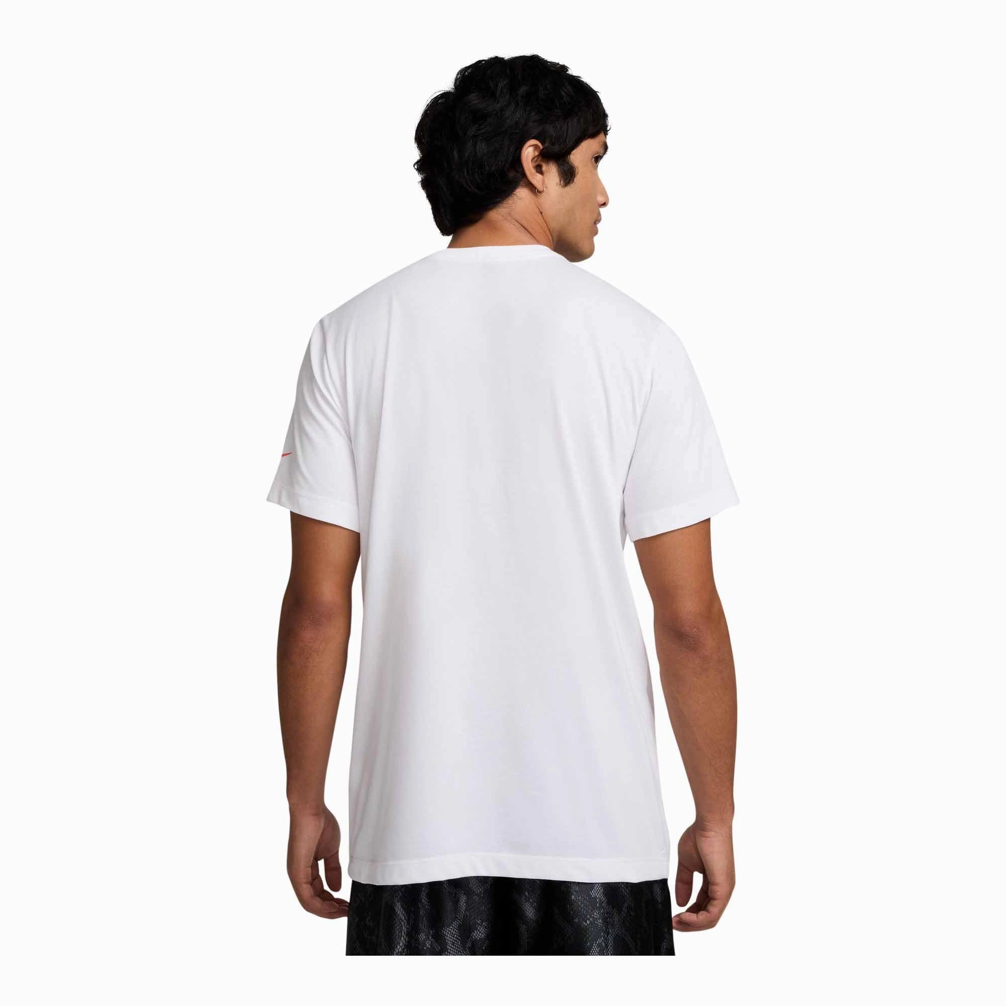 NonBindingEdges Carnival Look Kobe 'Stockings' Men's Dri-FIT White T-Shirt