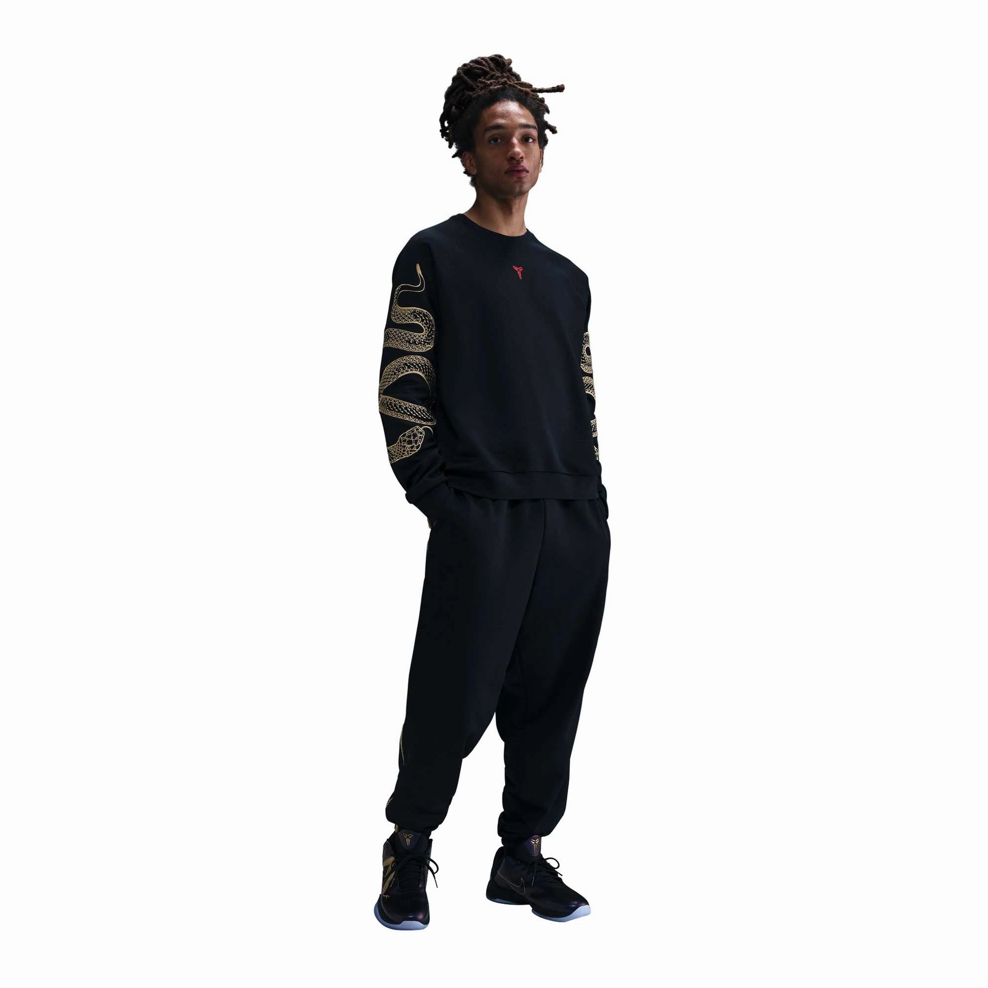 Kobe Therma-FIT Black Basketball Crew StretchWaistband