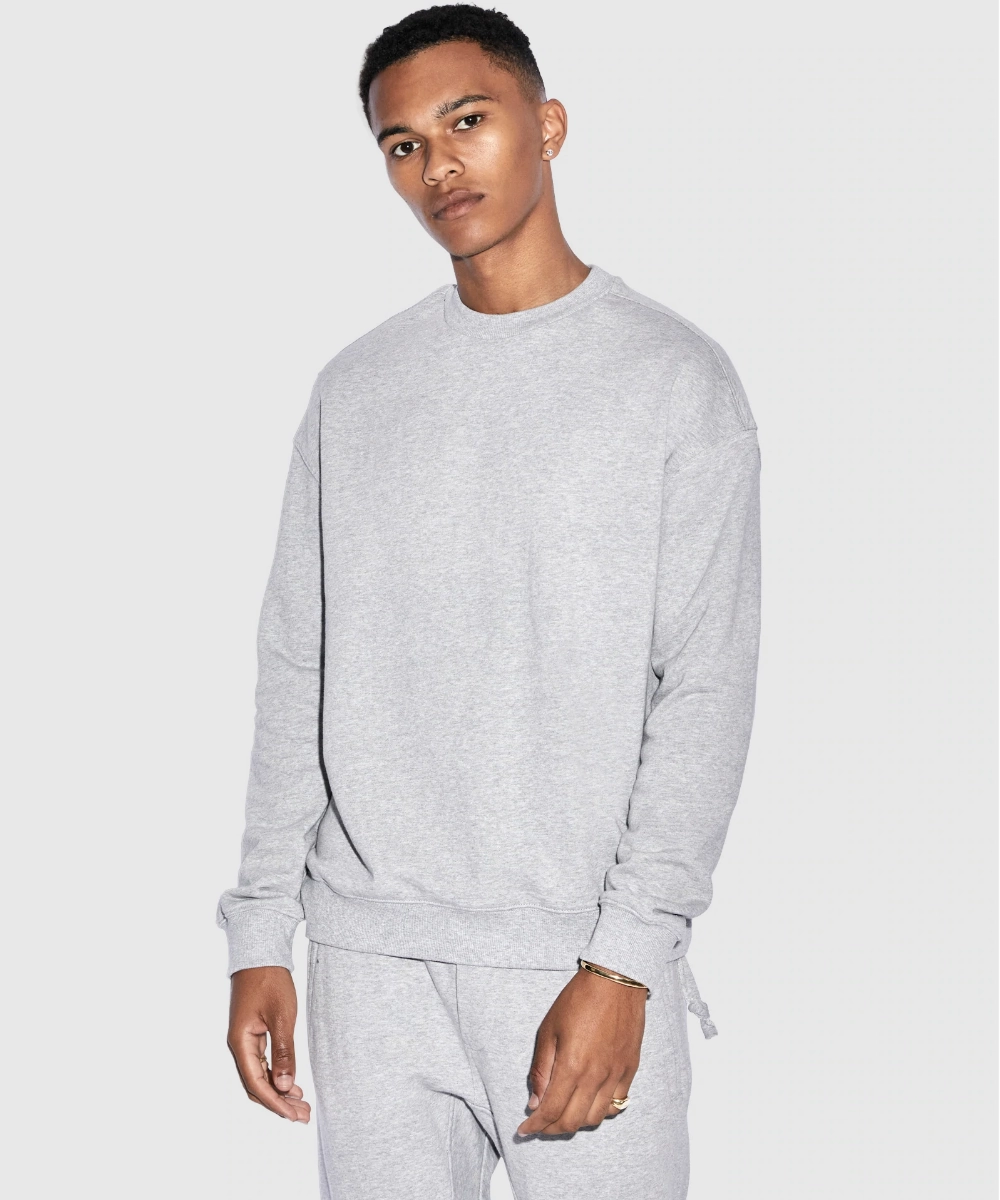 Adjustable Waistbands Ksubi 4x4 Biggie Crew (Light Grey Marl)