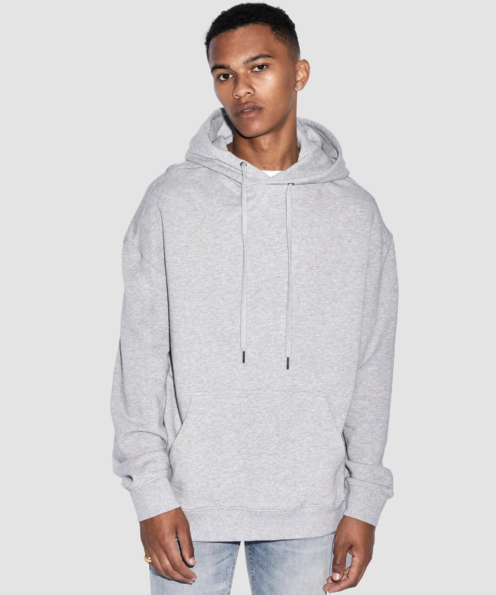 Cyber Glow mesh ventilation Ksubi 4x4 Biggie Hoodie (Light Grey Marl)