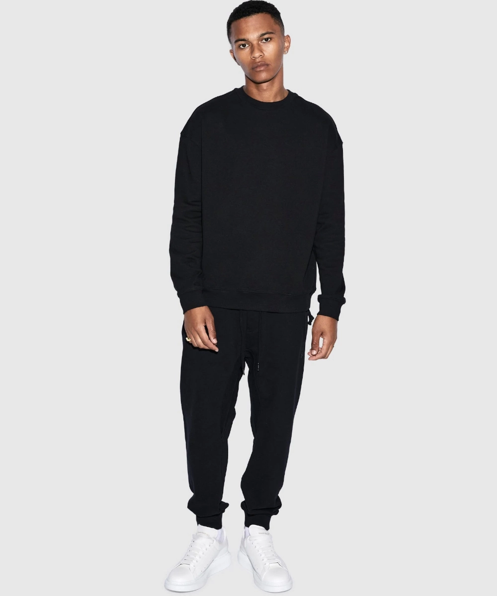 StretchWaistband SmoothZipper Ksubi 4x4 Trak Pants (Jet Black)