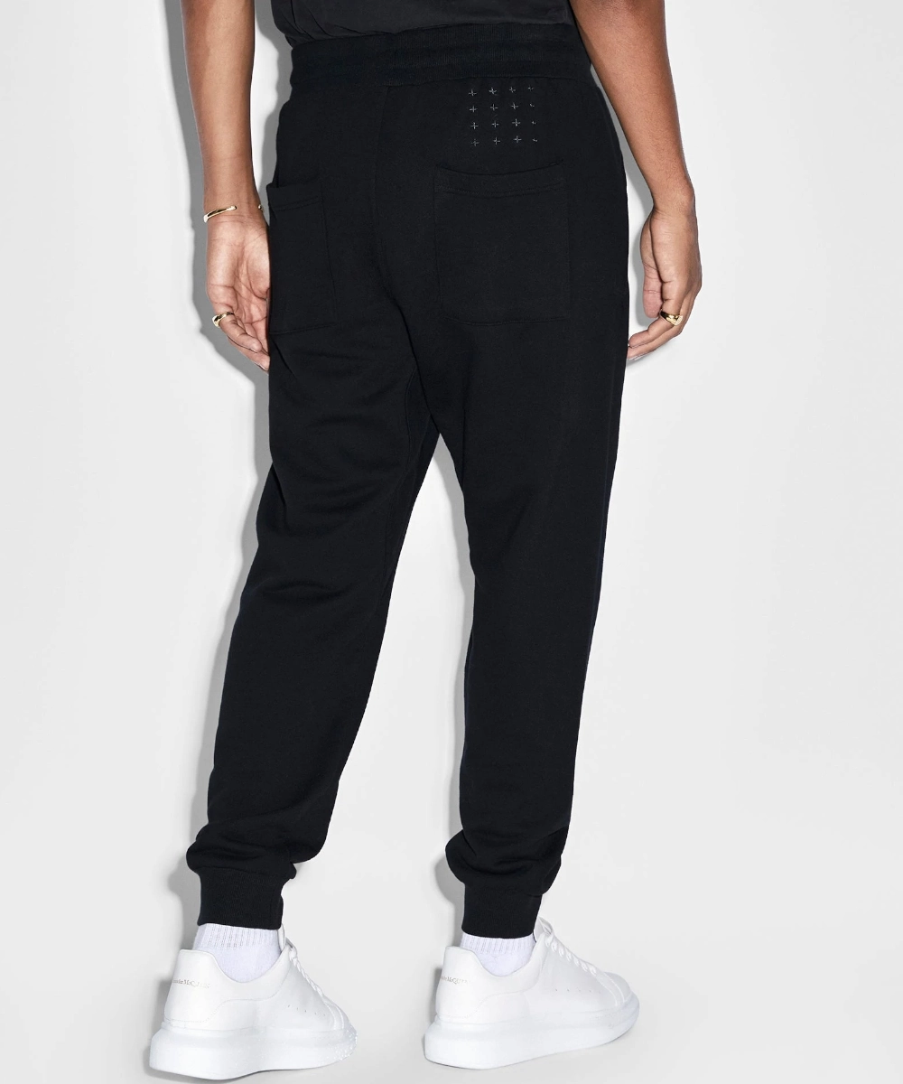 Ksubi 4x4 Trak Pants (Jet Black) Breathable mesh Pure Cotton