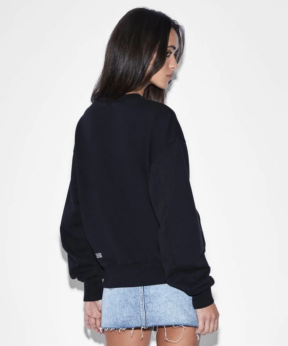 Ksubi Autograph Klassic Crew (Black) SoftenedEdges