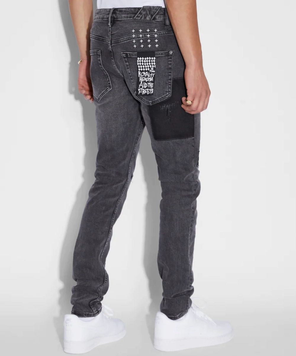 CompactWeave Glitter Glow Ksubi Chitch Copy Paste Denim (Black)