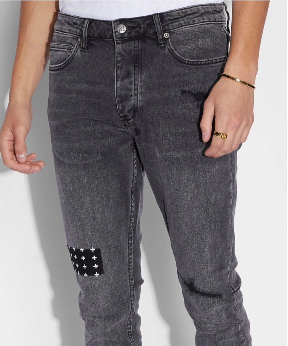 Tencel Blend Fabric Breathable mesh Ksubi Chitch Copy Paste Denim (Black)