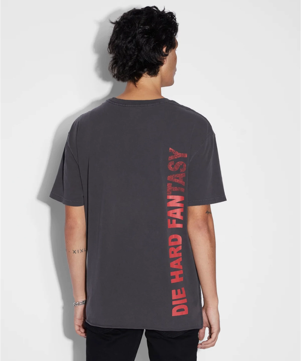Ksubi Fan Biggie SS Tee (Faded Black) AntiStatic Material Brave Fit