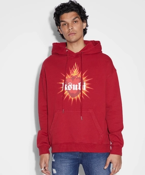 Desk Style Ksubi Heart Biggie Hoodie Crimson (Red)