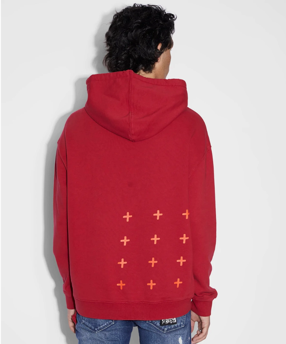 Ksubi Heart Biggie Hoodie Crimson (Red) Wind Ease