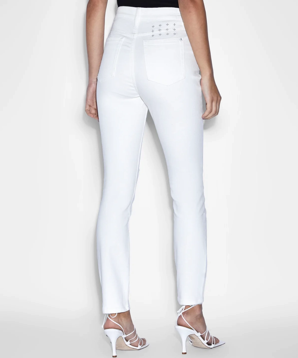 Ksubi Hi N Wasted Blanc Sliced Jeans (White) SoftTouch Italian Flair
