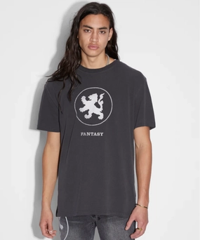 Ksubi Lion Biggie SS Tee (Faded Black) Trust Glow Fashion Core